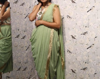 Designer Dhoti Salwar: Indo Western Dress, Wedding Outfit