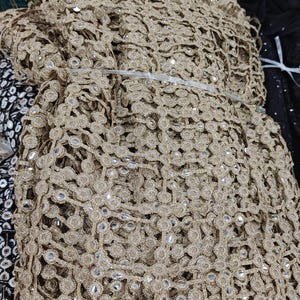 Spegelarbete Bröllopsdupatta, Brudslöja, Handgjord Odni bild 15