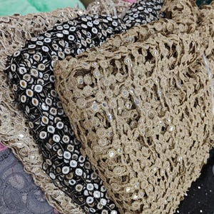 Spegelarbete Bröllopsdupatta, Brudslöja, Handgjord Odni bild 12