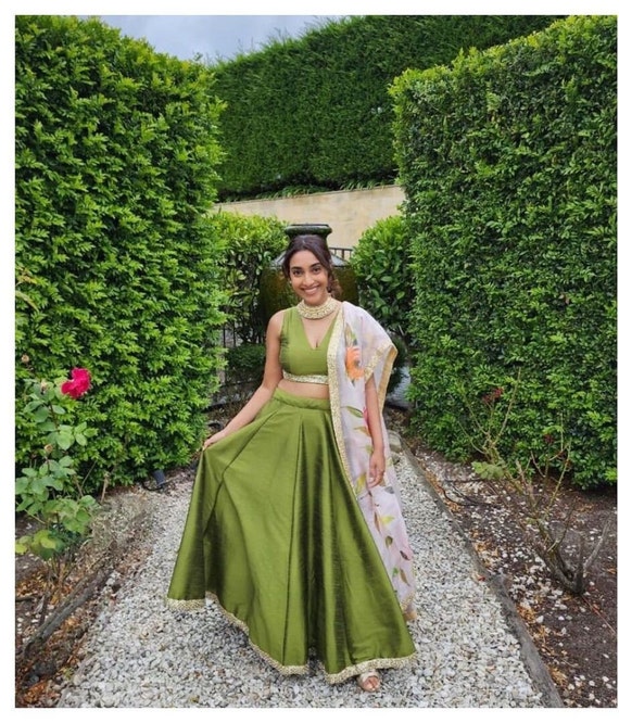 Beautiful Gajji Silk Party Wear Ghagra Choli Wedding Reception Wear Lehenga Choli Bridesmaid Choli Indian Function Wear Choli Fancy Lehenga Etsy Canada