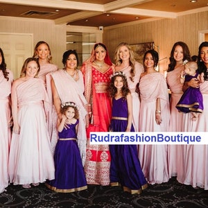Indian Bridesmaids Lehenga for women for indian Functions Designer lehenga for wedding Bridesmaid lengha Indian Bridesmaid dress Indian suit