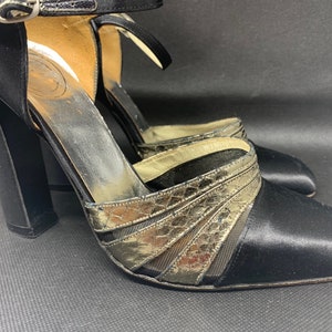 Dior high heel satin shoes size 6 1/2