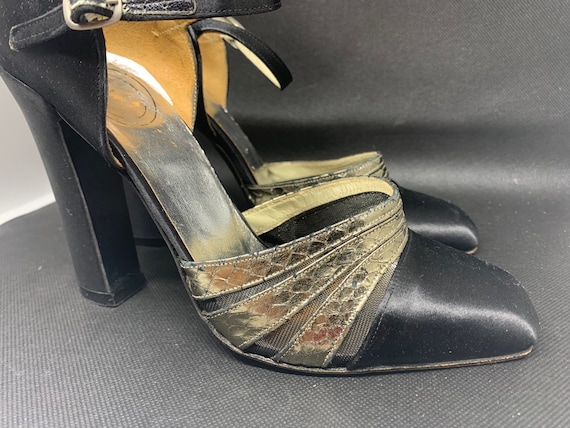 Dior high heel satin shoes size 6 1/2
