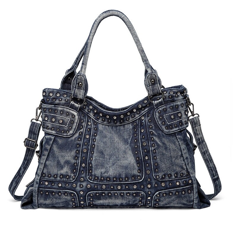 Casual Fashion Trend Fashion Personality Handbag Crossbody Diamond ...