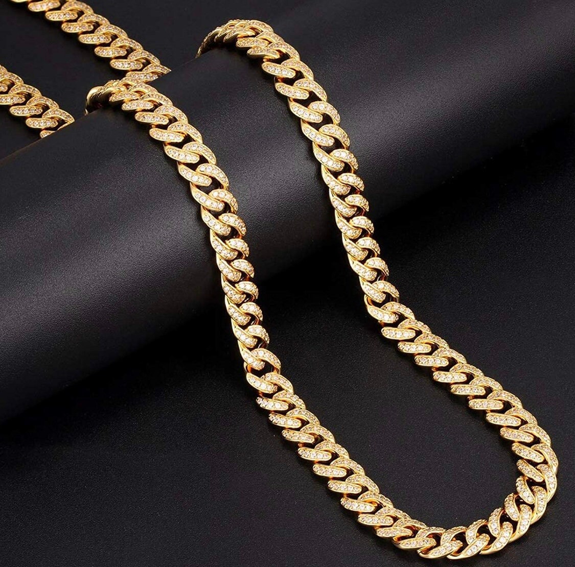 Iced Out Cuban Link Dog Chain Custom dog chain Handmade dog Etsy