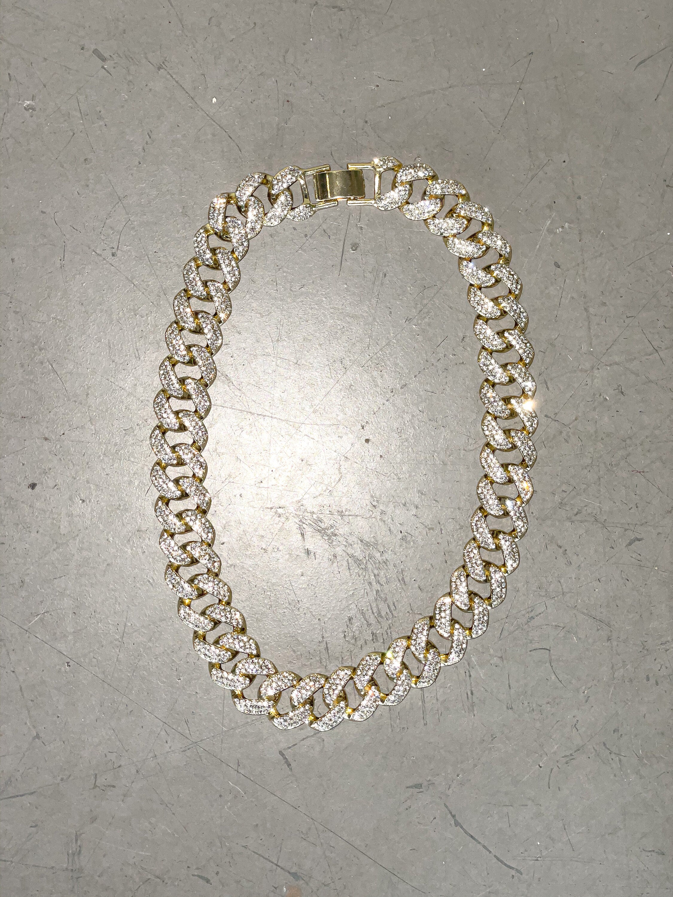 20 mm Iced Out Cuban Link Dog Chain Custom dog chain Etsy