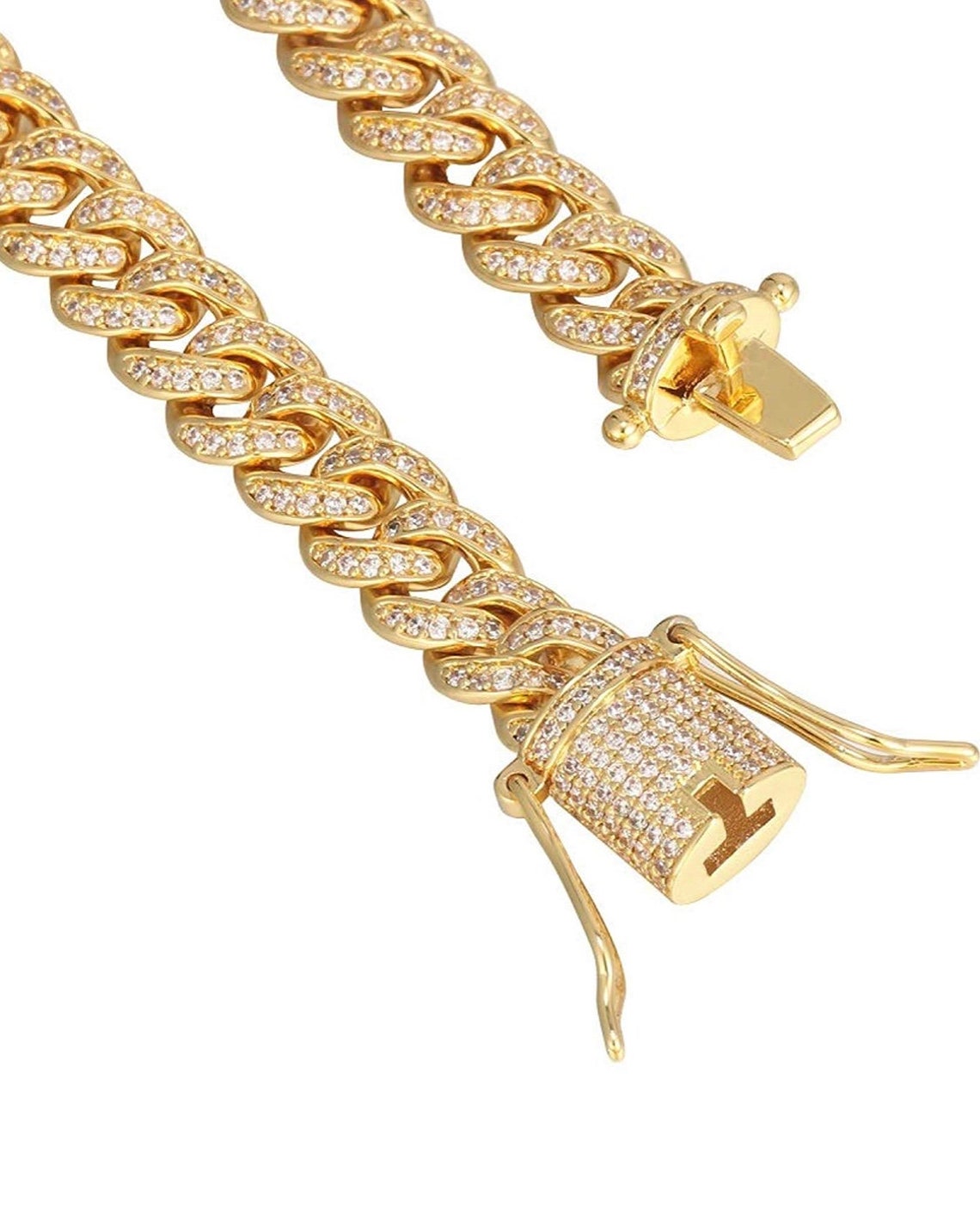 Iced Out Cuban Link Dog Chain Custom dog chain Handmade dog Etsy