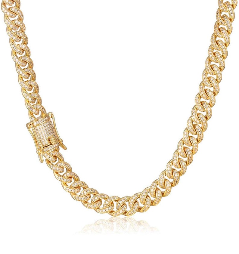 Iced Out Cuban Link Dog Chain Custom dog chain Handmade dog Etsy