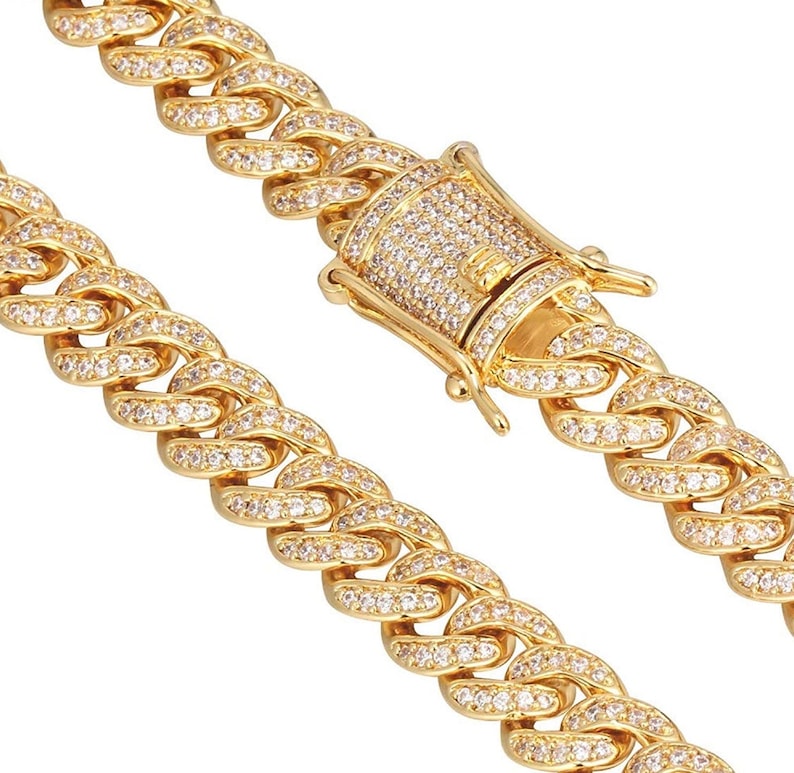 Iced Out Cuban Link Dog Chain Custom dog chain Handmade dog Etsy