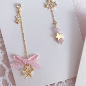 Star-Crossed Asymmetrical Earrings