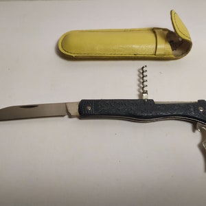 Vintage tourist pocket knife "Vorsma" hunting knife, multitool, tourist knife