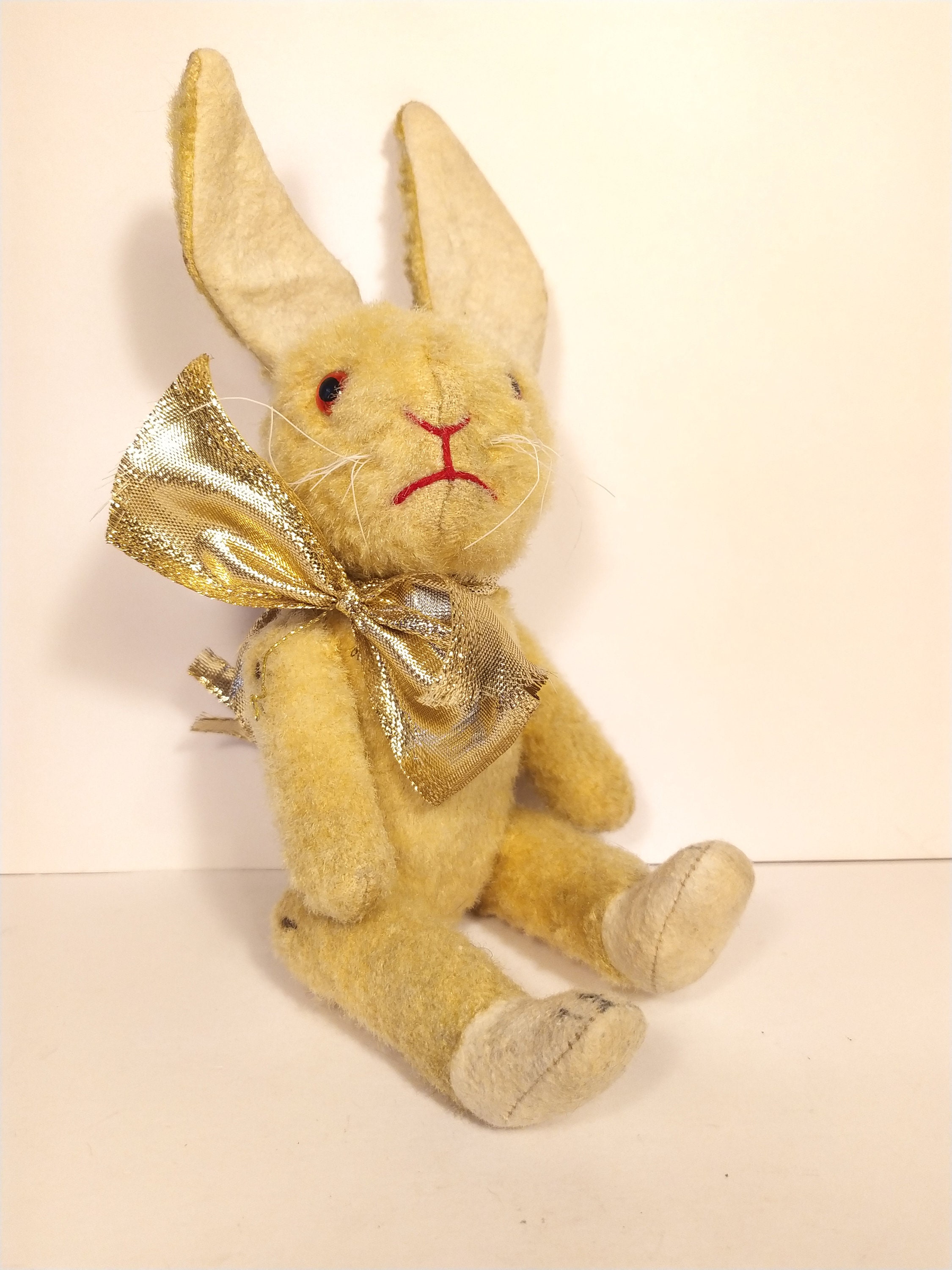 velour rabbit toy
