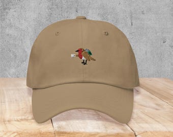 Czapka z haftowanym napisem "Robin" do wędrówek, regulowana czapka z daszkiem, prezent na wyprawę na świeżym powietrzu, nakrycie głowy dla miłośników trekkingu, czapka z daszkiem do kawy