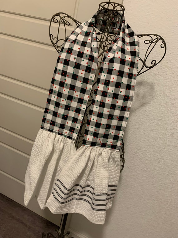 Kitchen Towel Scarf Blue Polka Dot Kitchen Towel Boa Grill Towel Kitchen Towel Scarf Blue Polka Dot Kitchen Towel Boa Grill Towel