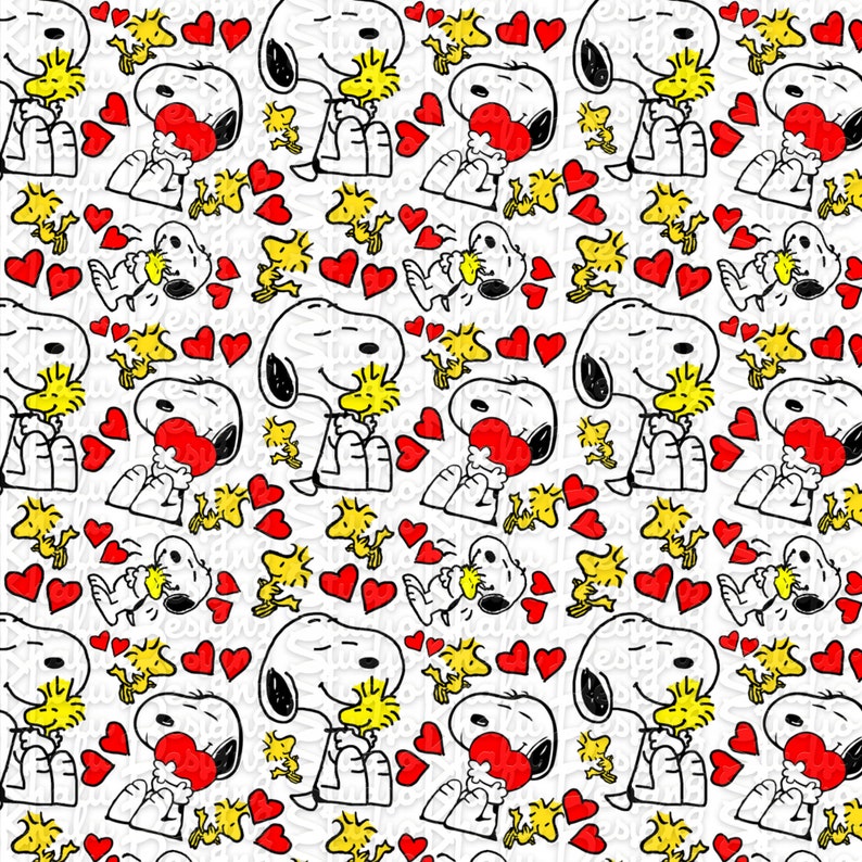 Snoopy Pattern Seamless Snoopy Pattern Digital Pattern Dog Etsy