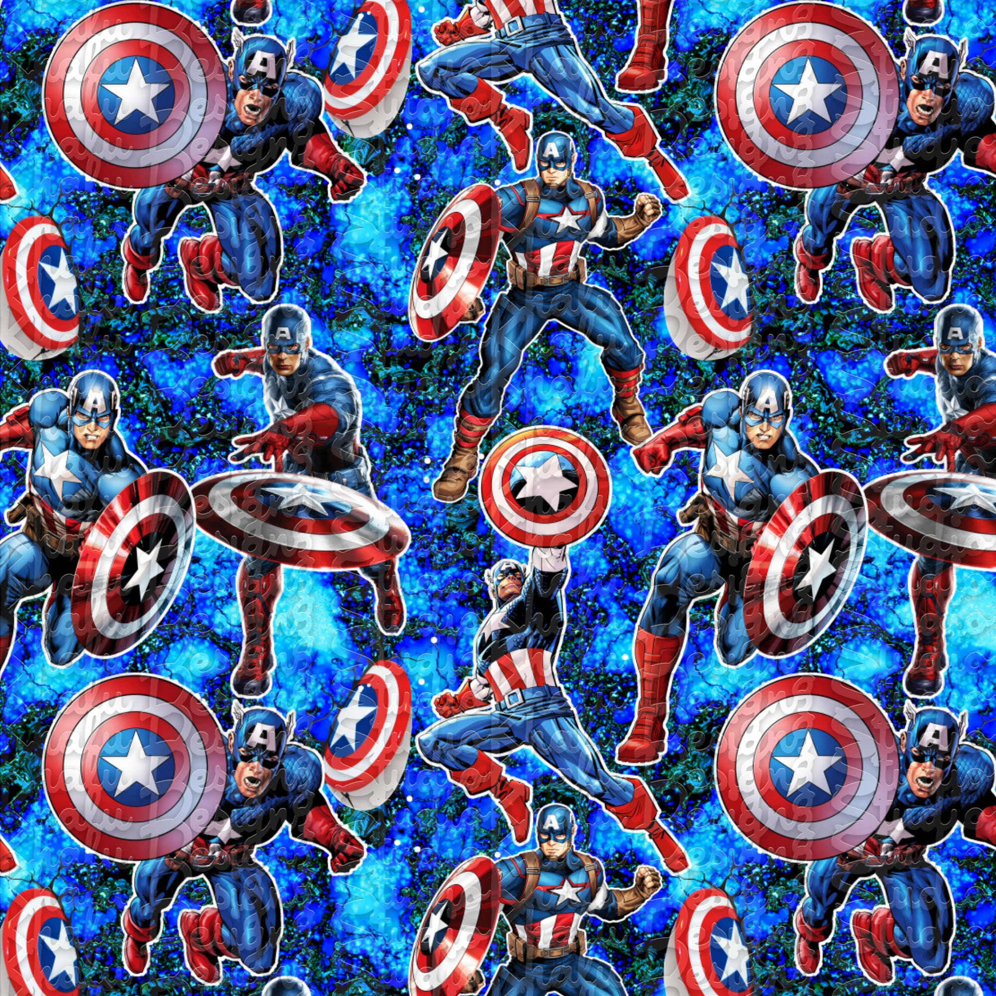 Seamless Pattern Characters Pattern Digital Pattern Super Etsy