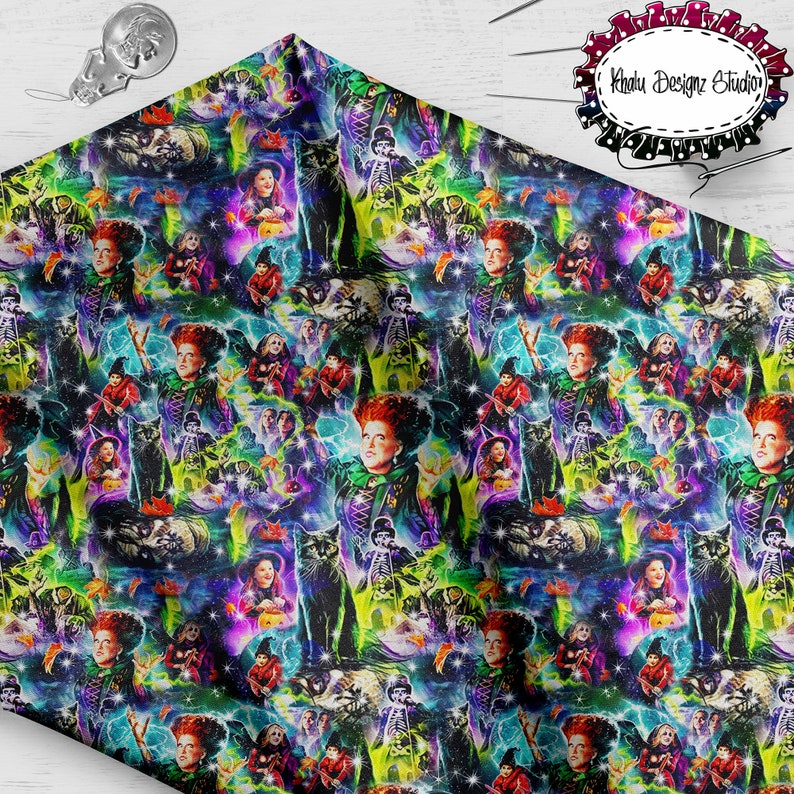 Hocus Pocus Pattern Seamless Pattern Halloween Pattern Etsy