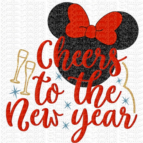 Happy New Year Disney New year Mickey shirt Digital image Etsy