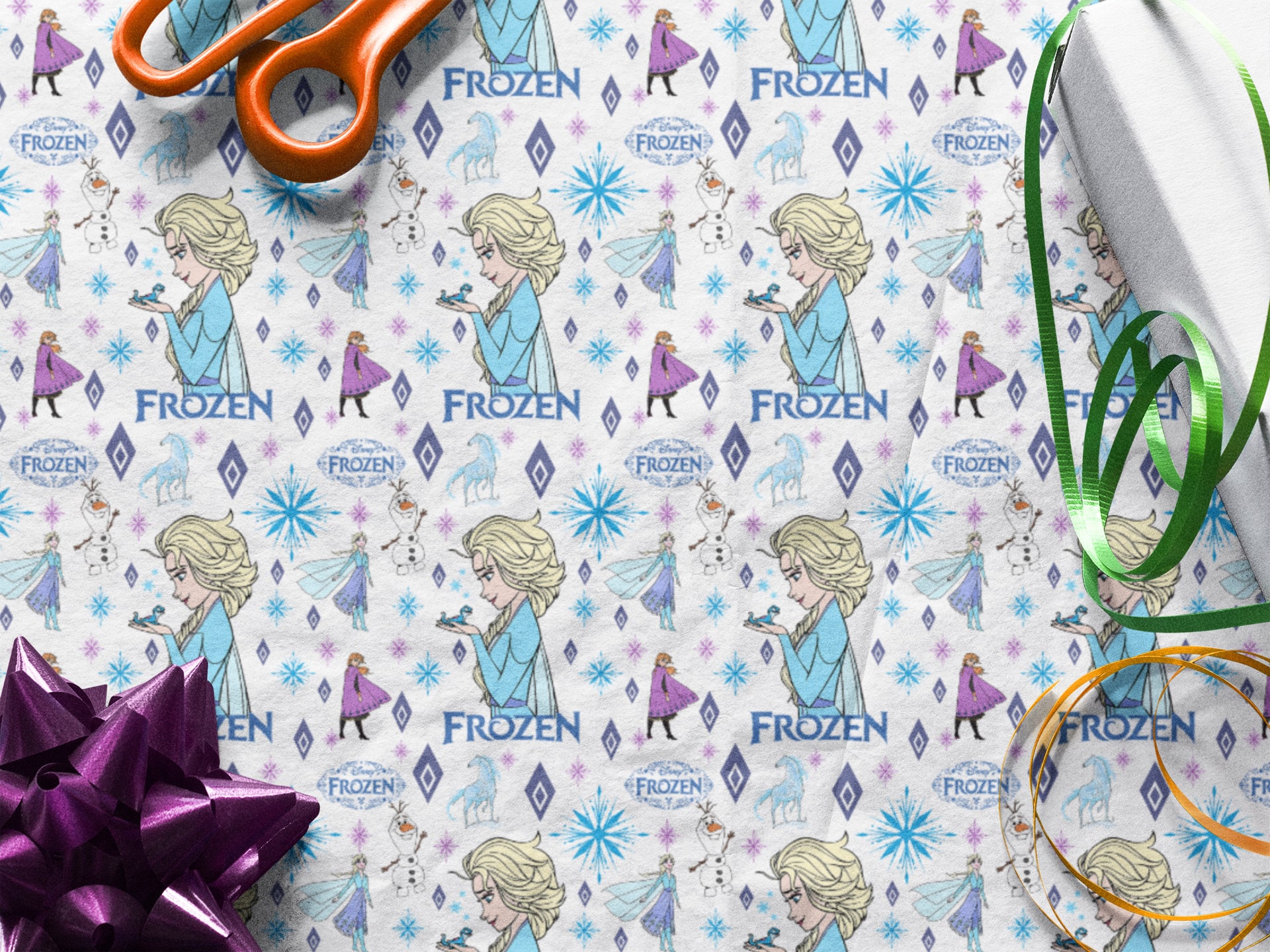 Frozen Seamless Pattern Disney Frozen Seamless Frozen png Etsy