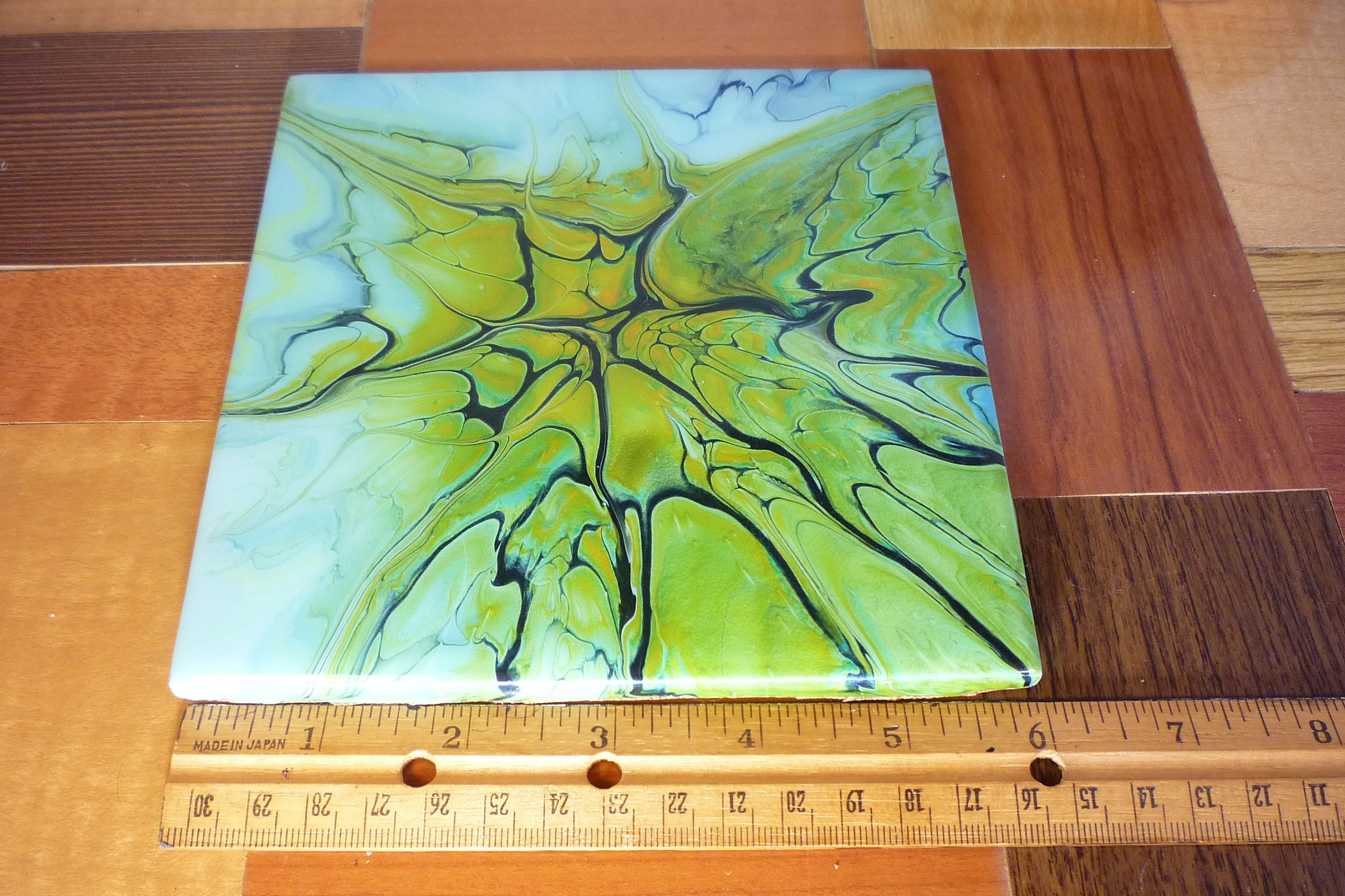 HAND PAINTED CERAMIC Trivet/ Ceramic Tile Trivet/ Hand Painted Etsy