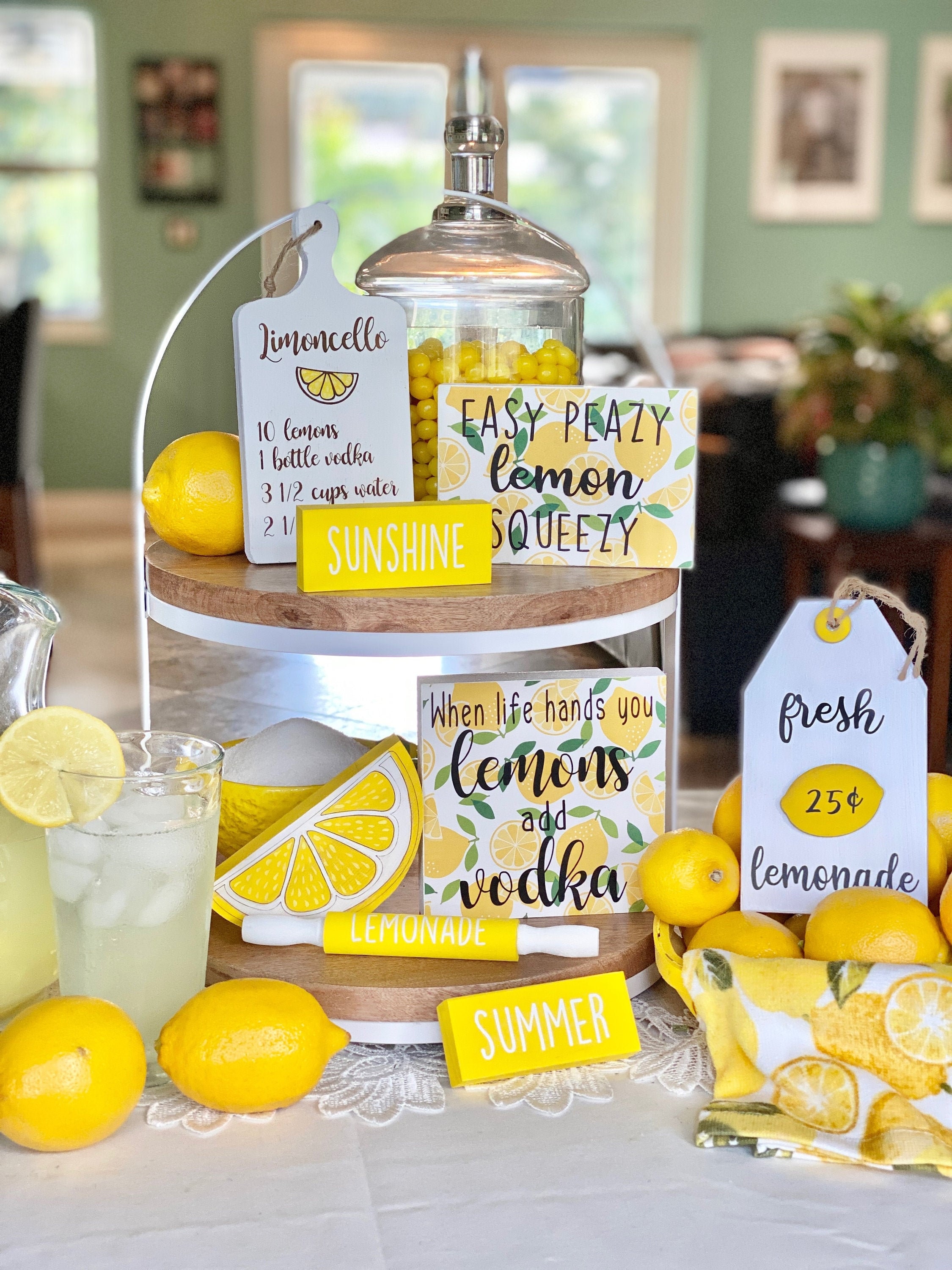 Lemon decor outlet