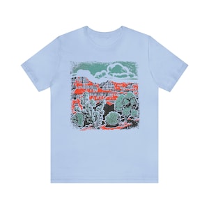 Arizona Grand Canyon shirt, Nature tee, Wilderness tee shirt,National Parks t-shirt, Cottage Core Cactus shirt, outdoors tee, hiking vaca t image 3