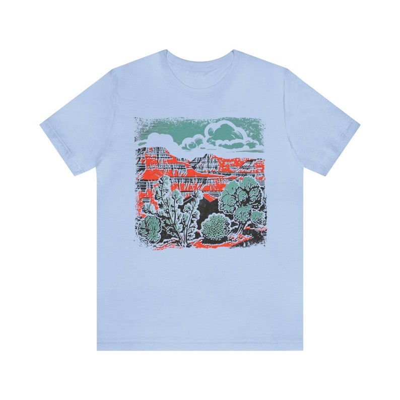 Arizona Grand Canyon shirt, Nature tee, Wilderness tee shirt,National Parks t-shirt, Cottage Core Cactus shirt, outdoors tee, hiking vaca t image 3