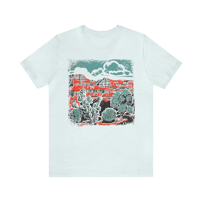 Arizona Grand Canyon shirt, Nature tee, Wilderness tee shirt,National Parks t-shirt, Cottage Core Cactus shirt, outdoors tee, hiking vaca t image 9