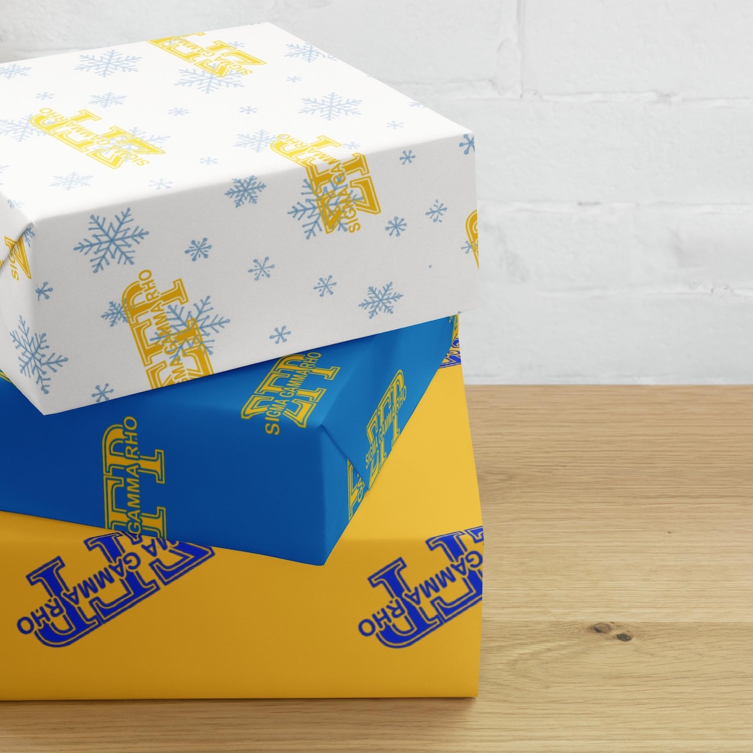 Sigma Gamma Rho Wrapping Paper Sheets - Etsy