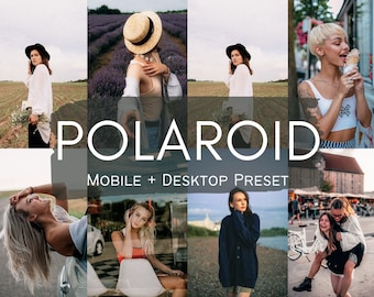 1 Polaroid Lightroom Preset 1 Dollar for Mobile and Desktop