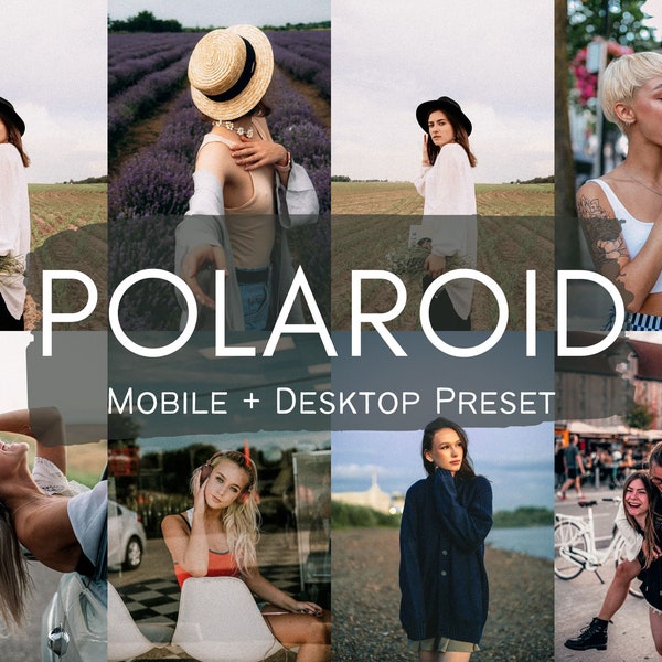 1 Polaroid Lightroom Preset 1 Dollar for Mobile and Desktop