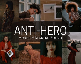 1 ANTI-HERO Lightroom Preset Inspired By Taylor Swift for Bloggers, Vloggers, Vintage Photography