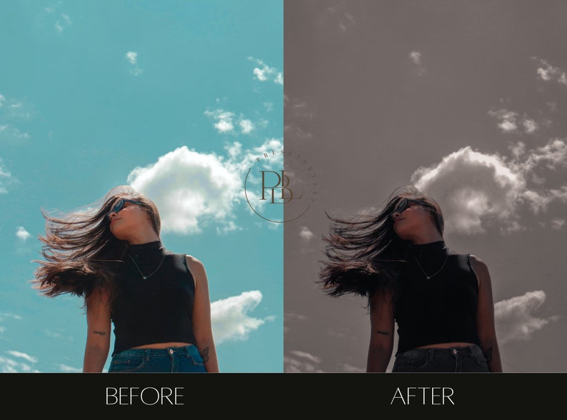 10 BLACK PRESETS Dark Presets Moody Lightroom Presets Dark Etsy