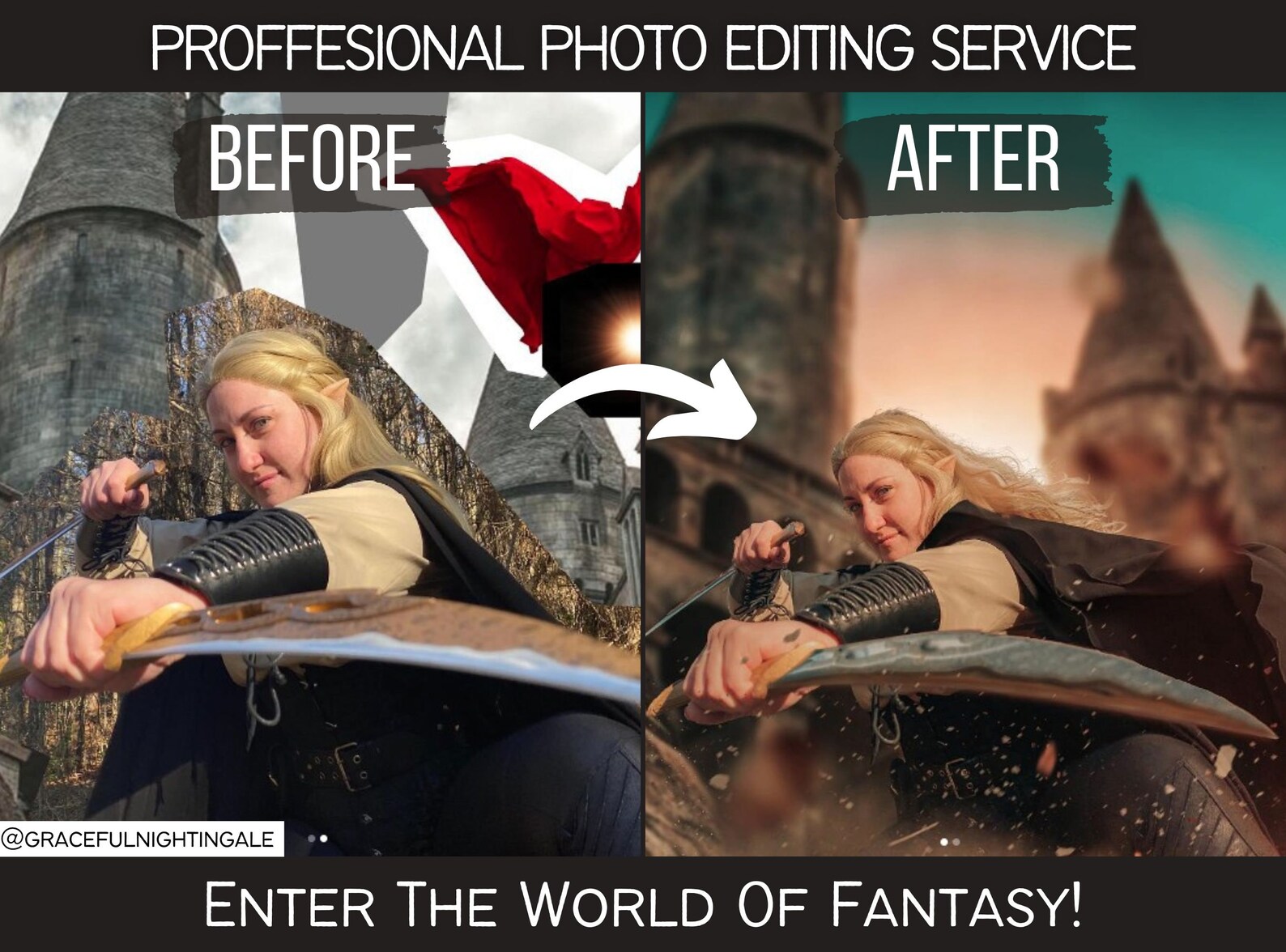 Cosplay and Fantasy Photoshop, Professional Photo Editing Services for ...