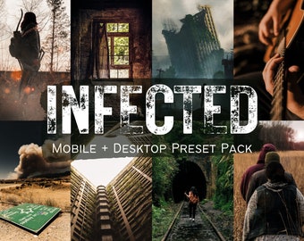 Preset Lightroom infetti: Apocalisse Zombie, Cosplay (5 DNG)