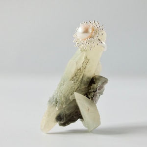 Anemone Ring, Fresh Water Pearl, Sterling Silver 925
