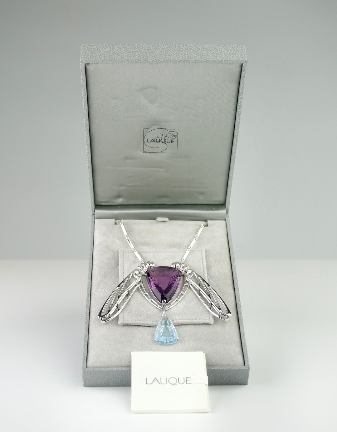 Lalique, Dragonfly Necklace, France Circa 2000 - Etsy