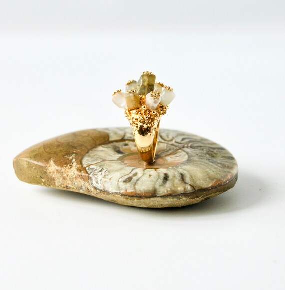 Christian Lacroix Ring, Vermeil Sterling Silver, … - image 3