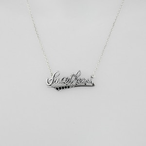 Yves Saint Laurent, Sweetheart Necklace, Silver