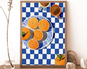 February 2025 - illustration - art- graphic print in variable sizes