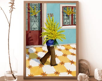 May 2025 - illustration - art- graphic print in variable sizes