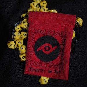 Ministry of Set Velvet Dice Bag - Vampire: The Masquerade (VtM)