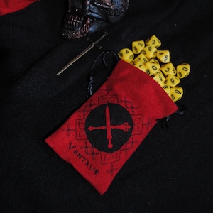 Plush Dice Bag Ventrue clan in Vampire: The Masquerade | VtM Dice Bag