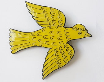 Bird Pin Badge