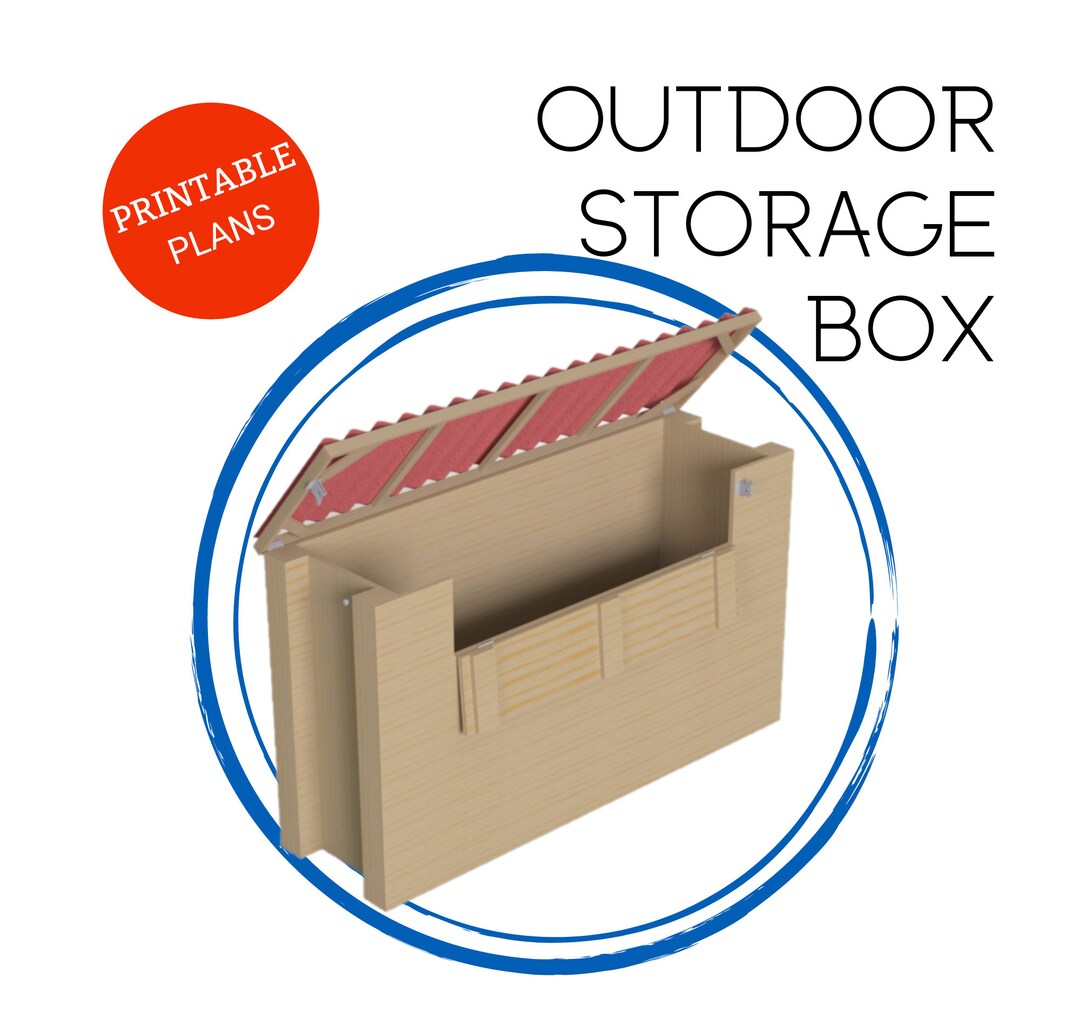 Build Your Own Wooden Storage Box 10 Sheets of Detailed .pdf Drawings