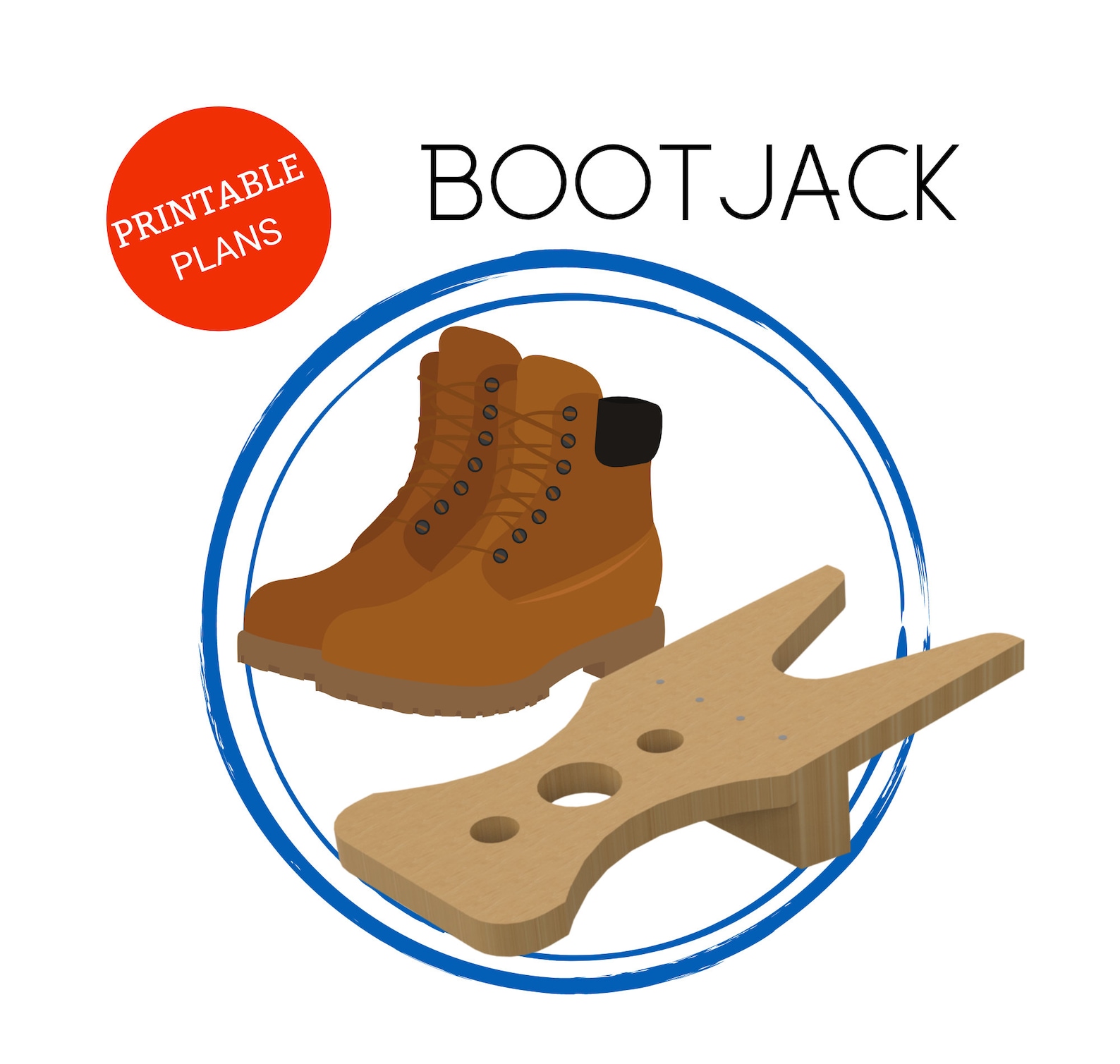 Boot Remover, Wooden Boot Jack, Printable Boot Puller Plans, Cowboy