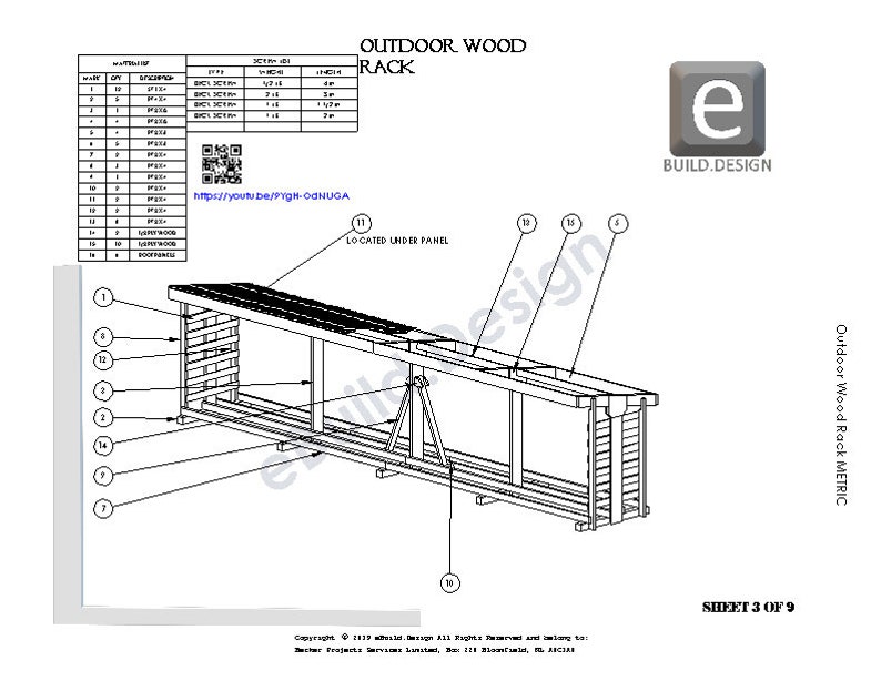 PDF Downloadable Plans Firewood Shed Log Shed Firewood - Etsy