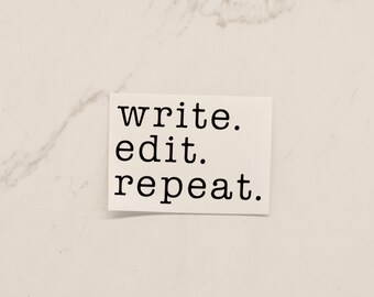Write Edit Repeat Etsy