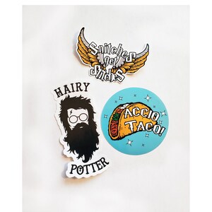 Harry Potter Sticker Pack | Harry Potter gift | Laptop Sticker | Harry Potter | Magic Vinyl | Harry Potter Decal | Sticker | Hogwarts