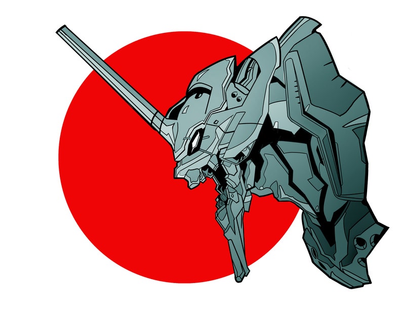 Neon Genesis Evangelion Digital Print | EVA Unit 01 | Anime | Anime ...
